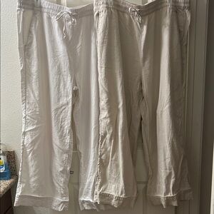 Time and Tru Linen Blend Pants Size 20